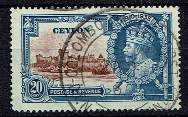 Image of Ceylon/Sri Lanka SG 381g FU British Commonwealth Stamp